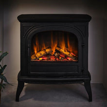 Load image into Gallery viewer, British Fires Cast Iron Hinton Electric Stove Black Edition Showroom Exclusive