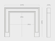 Load image into Gallery viewer, Capital 51" Allora Lilac Marble Mantel - Fireplaces | Gas | Electric | Hertford | Bishops Stortford | Essex