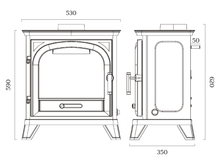 Load image into Gallery viewer, The Avebury Gas Stove - Fireplaces | Gas | Electric | Hertford | Bishops Stortford | Essex