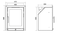 Load image into Gallery viewer, ACR Tenbury 400 Inset Stove - Interstyle
