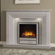 Load image into Gallery viewer, Elgin & Hall Vitalia Micro Marble Fireplace Suite - Interstyle