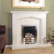 Load image into Gallery viewer, Newmans 48" or 54" Algarve Portuguese Limestone Surround - Interstyle