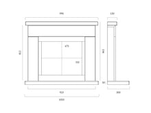 Load image into Gallery viewer, Catarina 500 Fireplace Suite - Interstyle
