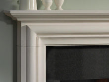 Load image into Gallery viewer, Capital 54" Colby Aegean Limestone Mantel - Interstyle