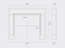 Load image into Gallery viewer, Capital 54" Hanwell Aegean Limestone Mantel - Interstyle
