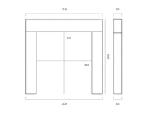 Load image into Gallery viewer, Capital 44" Mentmore Corinthian Stone Mantel - Interstyle