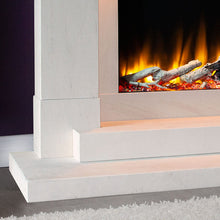 Load image into Gallery viewer, Celsi Ultiflame VR Aleesia Illumia Limestone Electric Fireplace Suite - Interstyle