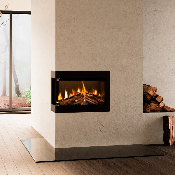 British Fires Ashlett Insert Electric Fire Black Edition