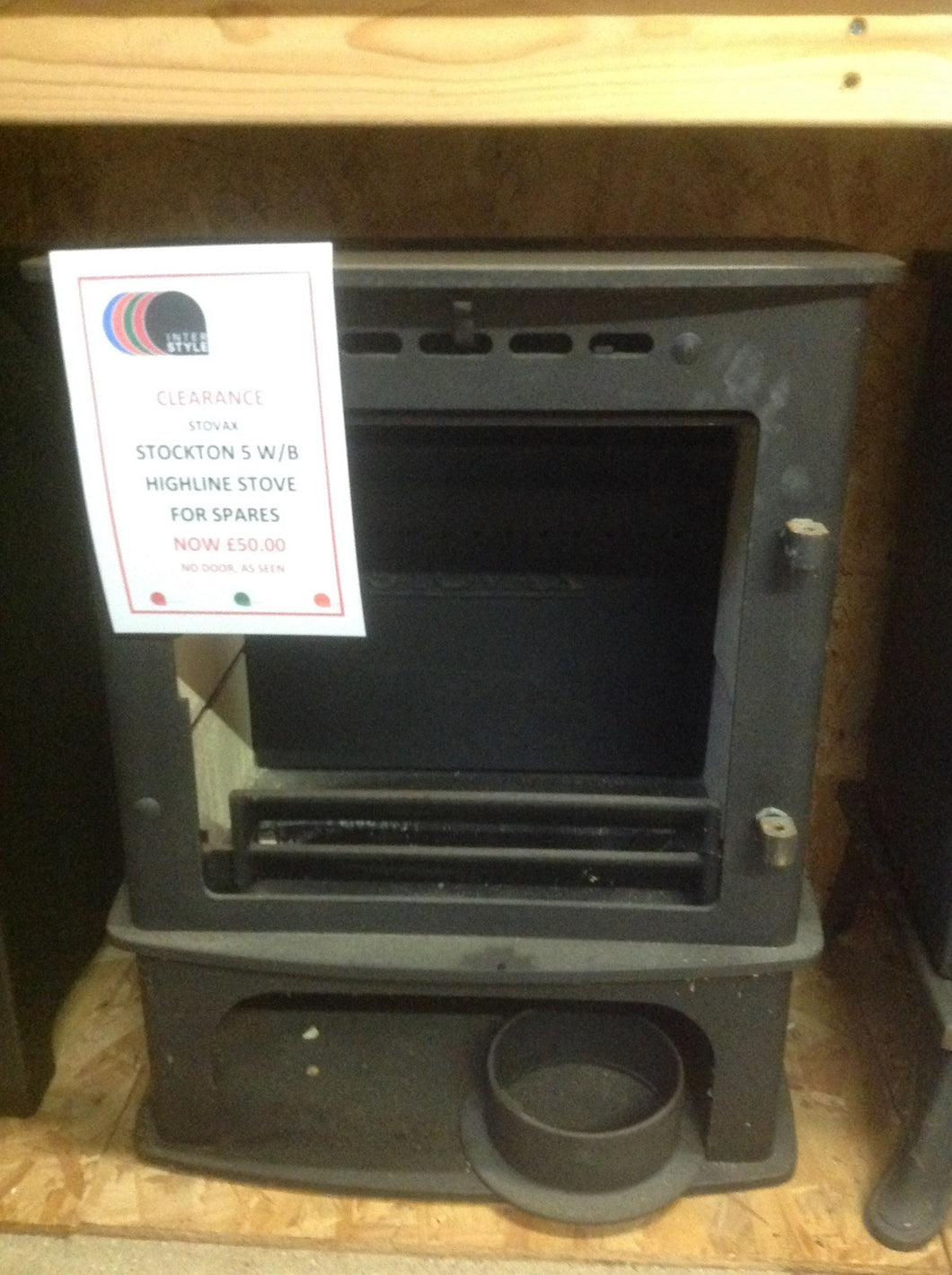 Stovax Stockton 5 High-Line M F Stove CLEARANCE FOR SPARES ONLY