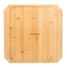 Load image into Gallery viewer, Cozze Large Reversible Cast Iron Pan with Wooden Tray
