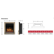 Load image into Gallery viewer, Dimplex Elva Optiflame Inset Electric Fire
