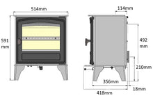 Load image into Gallery viewer, Hunter Herald 5 Eco Woodburner
