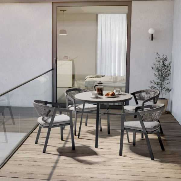 Kettler Menos Cassis 4 Seat Dining Set