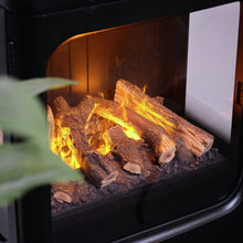 Load image into Gallery viewer, Dimplex Mapleton 100 Optimyst Electric Stove with Log Store
