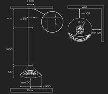 Load image into Gallery viewer, Onyx Orbit Electric Fire
