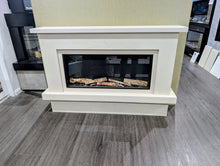 Load image into Gallery viewer, Vermont 85R Micro Cement in Honey Medium Course Fireplace Suite
