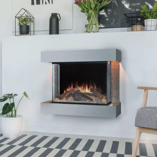 Evonic Aaren Electric Fireplace - Interstyle