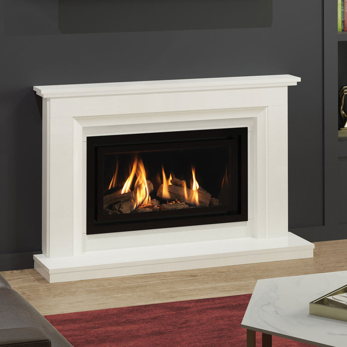 Elgin & Hall Adele 800CF Micro Marble Gas Fireplace - Interstyle