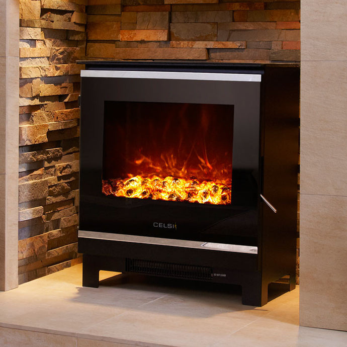 Celsi Electristove XD Glass 2 Electric Stove - Interstyle