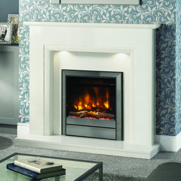 Elgin & Hall Roesia Micro Marble Fireplace Suite - Interstyle