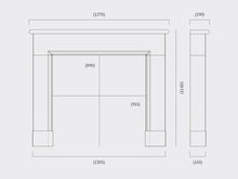 Load image into Gallery viewer, Capital 54&quot; Hanwell Aegean Limestone Mantel - Interstyle
