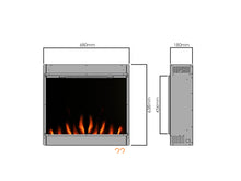 Load image into Gallery viewer, Evonic Newton 6 Built-In Electric Fire - Interstyle
