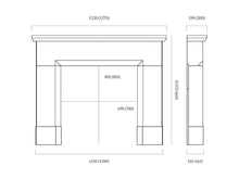 Load image into Gallery viewer, Capital Parrona Portuguese Limestone Mantel - Interstyle
